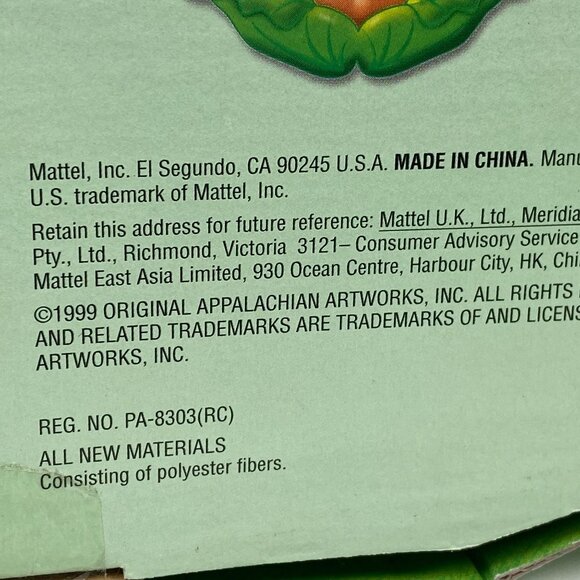 1999 Cabbage Patch Kids Pumpkin Garden Fairies Target Exclusive Doll - Picture 8 of 8